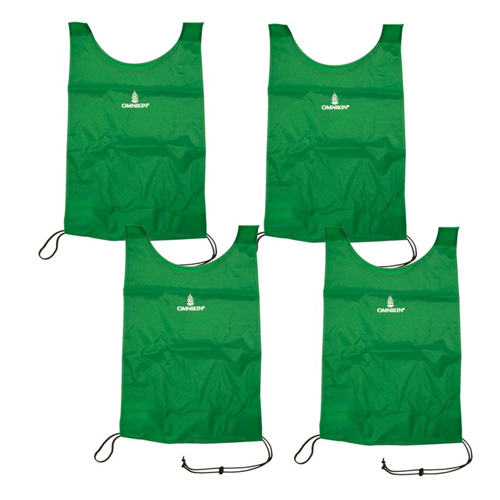 Set of 4 Green Omnikin® Nylon Pinnies