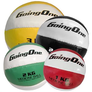 Going One® Leather Medicine Ball