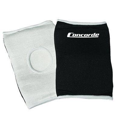 Pair of Black and White Concorde® Knee Pads