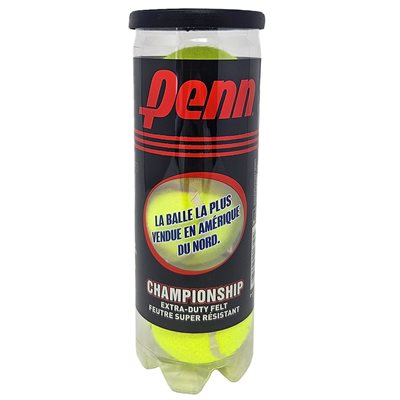 Balles de tennis Penn® «Championship» Extra Duty, jaunes