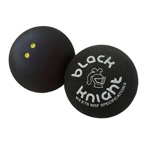 Double Yellow Dot Black Knight® Squash Ball 