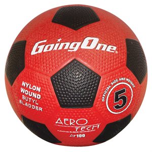 Ballon de soccer AEROTECH, rouge, # 4 ou 5