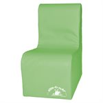 Foam chair for 1 child, light green