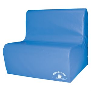 Foam chair for 2 children, purple