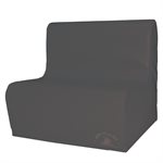 Foam chair for 2 children, black