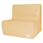 Sofa en mousse 2 places pour enfants, beige