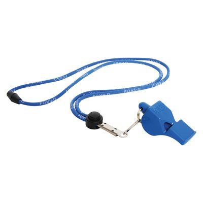 Blue Fox40® «Classic» Whistle with Breakaway Lanyard