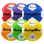 Set of 6 Going One® «FlyTech» PVC Foam Soccer Balls, #5