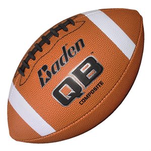 Ballon de football QB, cuir composite, JUNIOR #6