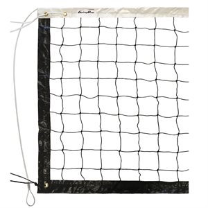 White and Black Going One® Mini-Volleyball Net of 20' (6 m), with Steel Cable of 29' (8.5 m)