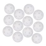 Perforated Baseballs, 3" (7.5 cm), set of 12