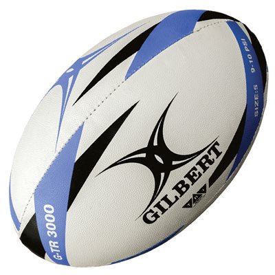 Ballon de rugby d'entraînement en caoutchouc Gilbert® «G-TR3000»