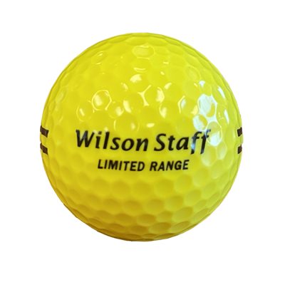 Optic yellow practice golf ball