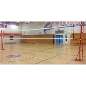 Paire de Poteaux de volleyball / badminton, acier, 2 3 / 8"