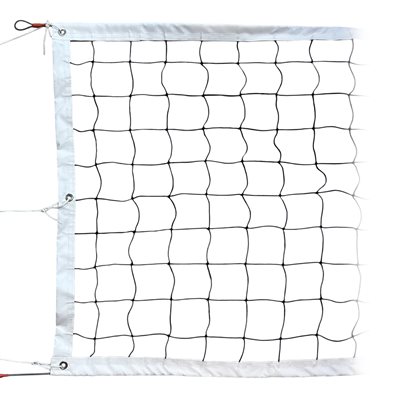 Volleyball net, steel cable, 30'