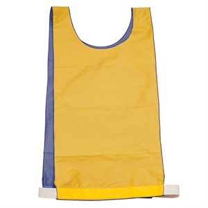 Reversible Nylon Pinnie, Blue / Yellow