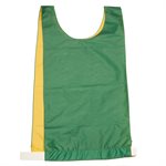 Reversible Yellow and Green Nylon Pinnie for Kids