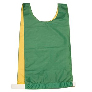 Reversible Nylon Pinnie, Green / Yellow