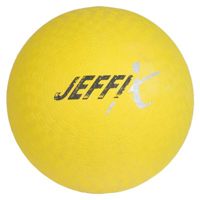 Ballon de jeu en caoutchouc résistant jaune