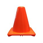 Soft PVC cone, orange