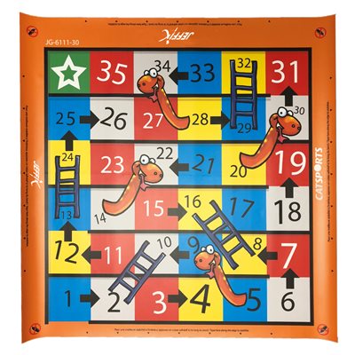 Snakes and ladders games, 30" x 30"