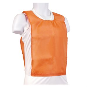 Nylon pinnie, junior size, orange