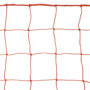 Pair of Orange Nets for Mini-Soccer Goals, 3 mm, 7' x 12' x 2' x 4'