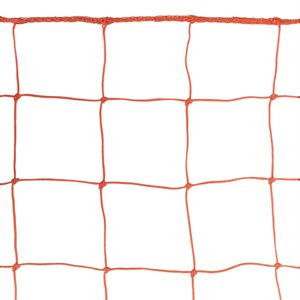 Pair of Orange Nets for Junior Soccer Goals, 3 mm, 6.5' x 18' x 4' x 10'