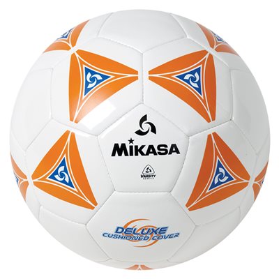 Ballon de soccer matelassé Mikasa® «Varsity Series» orange