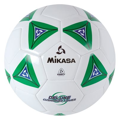 Ballon de soccer matelassé Mikasa® «Varsity Series» vert