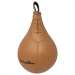 Going One® Tan Leather Speed Ball, 16" (41 cm)