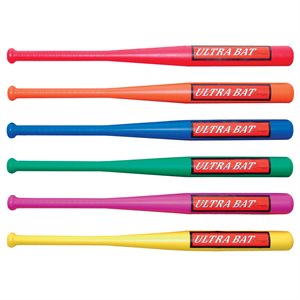 Polyethylene baseball bats, set of 6