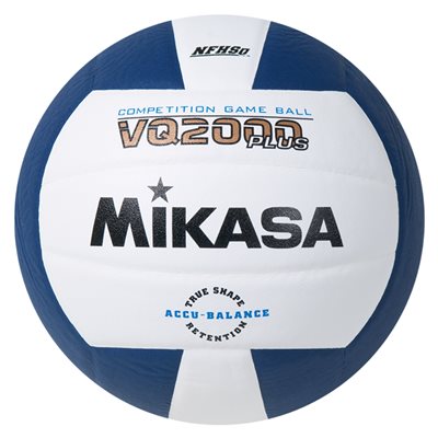 Navy and White Mikasa® «VQ2000 Series» Composite Competition Volleyball